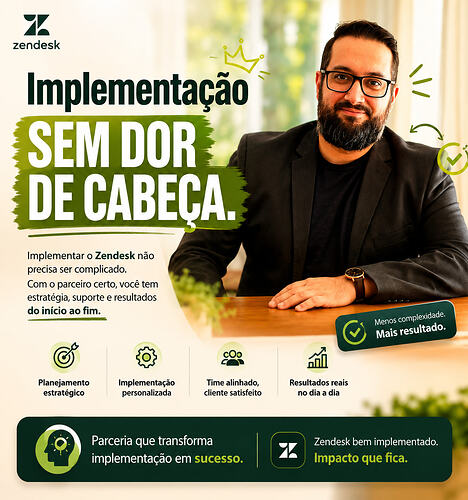 Implementação Zendesk sem dor de cabeça
