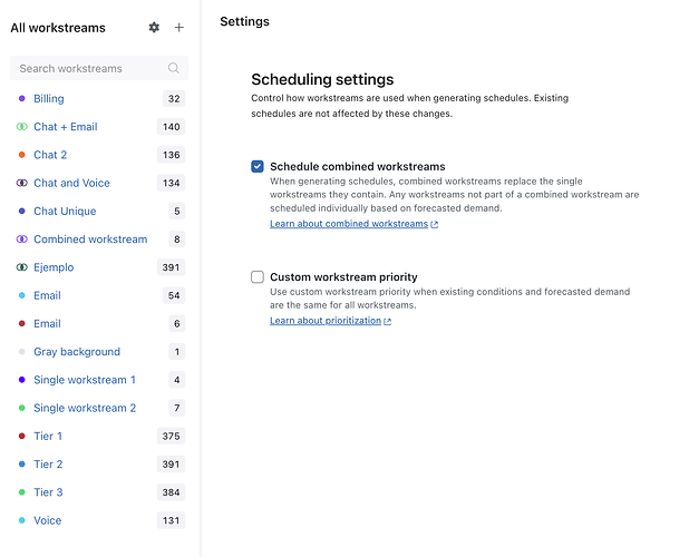 Configurações de Programação